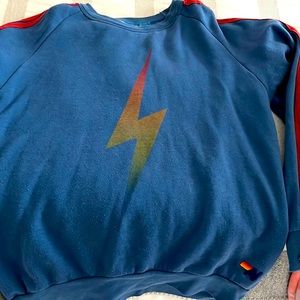 Womens size medium blue aviator nation sweatshirt in great condition!